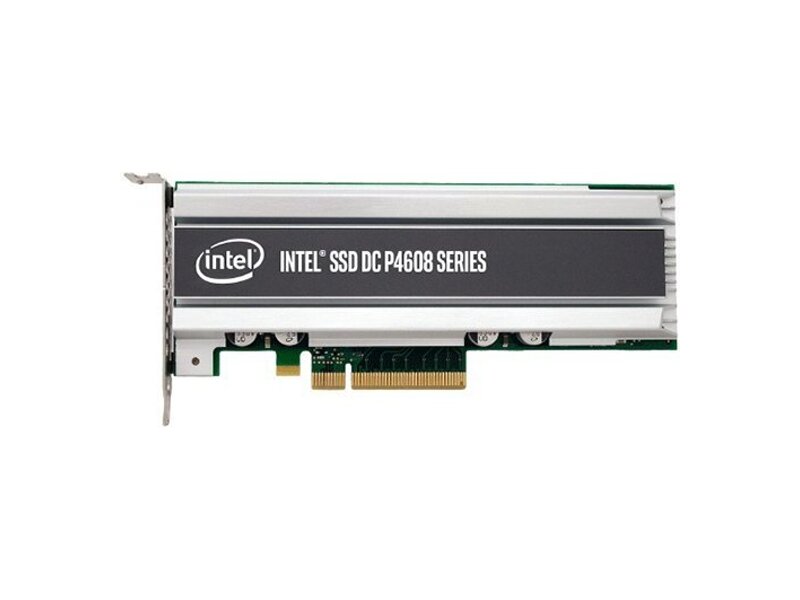 SSDPECKE064T701  Intel Server SSD DC P4608 Series (6.4TB, 1/ 2 Height PCIe 3.1 x8, 3D1, TLC) Generic Single Pack