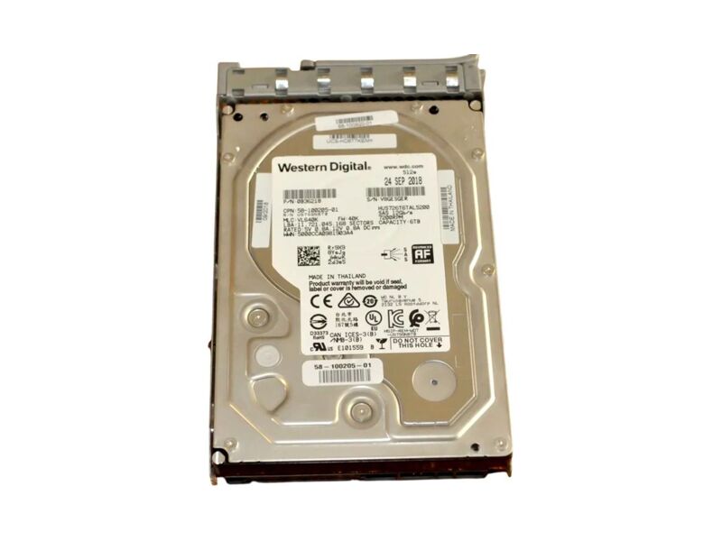 HUS726T6TAL5200  HDD WD 6TB 3.5'' SAS12G 7200rpm 512MB