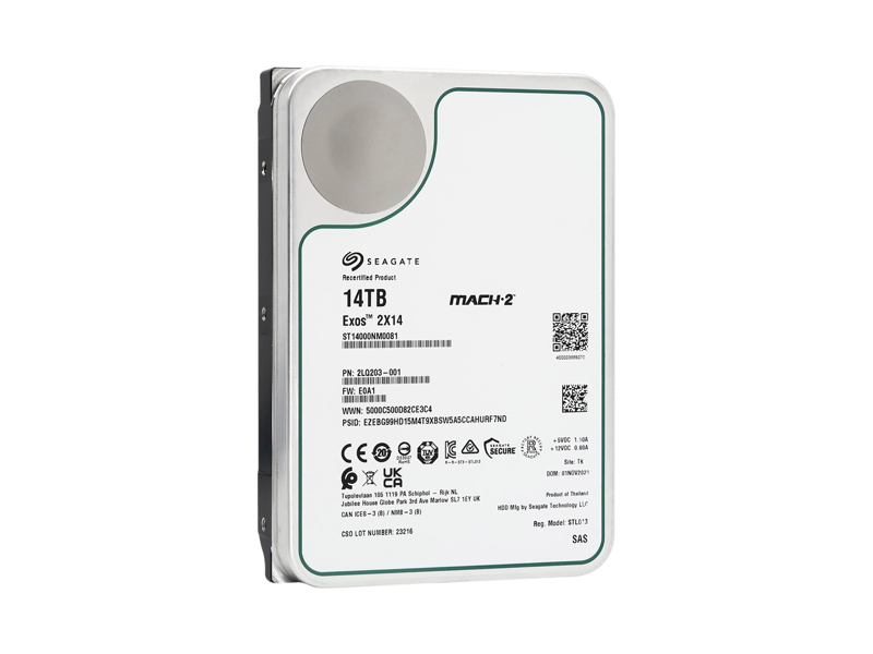 ST14000NM0001  HDD Seagate Exos X16 14TB 3.5'' SAS 12G 7200rpm 256MB