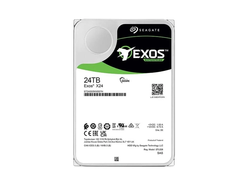 ST24000NM007H  HDD Seagate SAS12G 24Tb 7200rpm 512Mb Exos X24