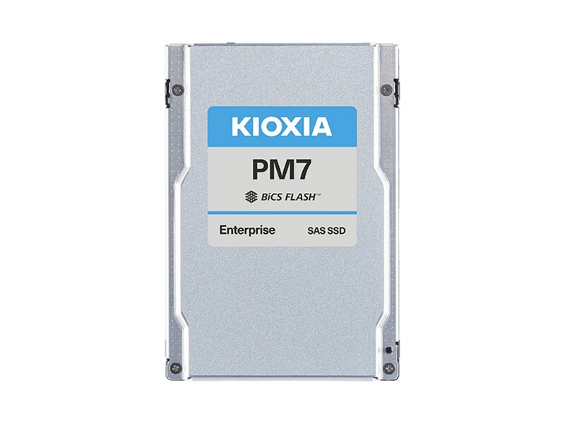 KPM71RUG1T92  KIOXIA SSD PM7-R, 1920GB, 2.5'' 15mm, SAS 24G, TLC, R/ W 4200/ 3400 MB/ s, IOPs 720K/ 155K, TBW 3504, DWPD 1