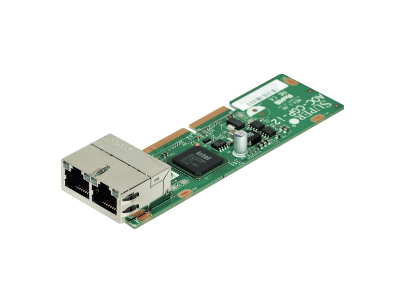 AOM-CGP-I2M  Адаптер Supermicro AOM-CGP-I2M Intel i350 MicroLP 2-port Gigabit Ethernet Card