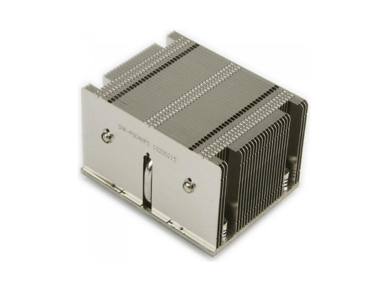 SNK-P0048 PS  Радиатор SuperMicro SNK-P0048 PS 2U Passive CPU Heat Sink for LGA2011/ LGA2066 w/ Narrow ILM 104 x 80 x 64