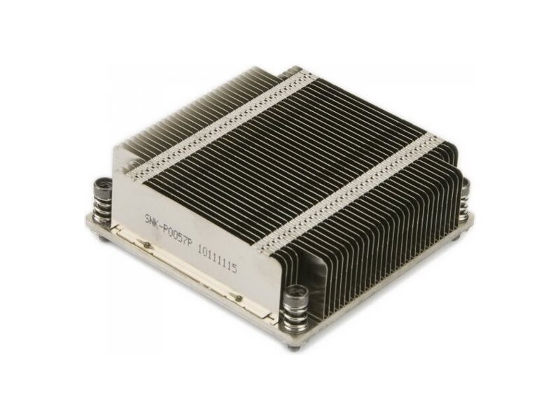 SNK-P0057P  Радиатор Supermicro SNK-P0057 P 1U Passive High Performance CPU Heat Sink Intel Xeon Processor E5-2600 LGA2011 Square ILM
