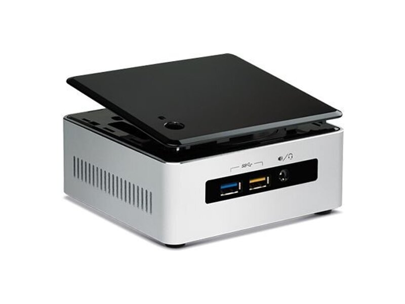 BOXNUC5I3RYHSN  Intel NUC kit, Core i3-5005U, 2x DDR3L 1.35V SODIMM (max 16GB), 2.5'' HDD/ SSD + M.2 SSD 6Gbps (42/ 60/ 80mm), 1TB SATA3 HDD, HD Graphics 5500 (mDP + mHDMI), 7.1 Audio via HDMI/ DP + Combo Jack, (2+2)xUSB 3.0, 1xLAN GbE, IR FP, WiFi 7265 AC, EU powercord 3
