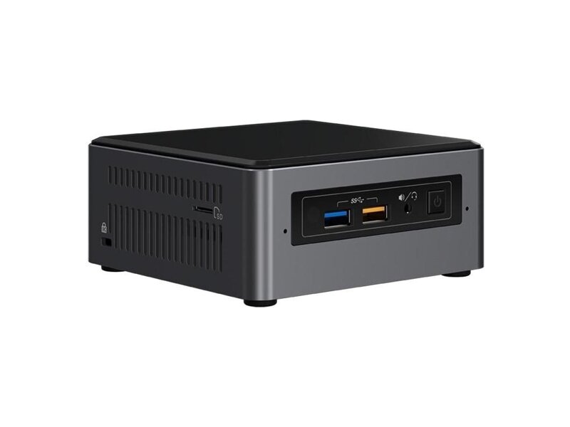 BOXNUC7I7BNH  Intel NUC Kit 7th Gen, Core i7-7567U up to 4.0GH, 2x DDR4 SODIMM (max 32GB), 2.5'' HDD/ SSD + M.2 SATA/ PCIe SSD (RAID 0, 1), HDMI 2.0a, USB-C (DP1.2), 6xUSB, 7.1 Audio, microSDXC, GLAN, WiFi+BT