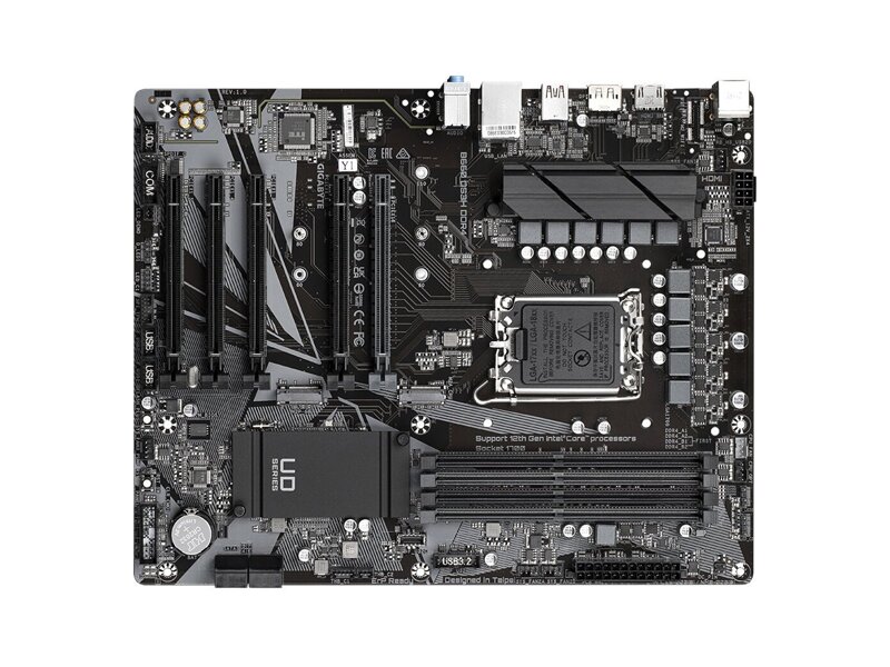 B660 DS3H DDR4  Материнская плата Gigabyte B660 DS3H DDR4/ ATX/ Intel Celeron/ Pentium Gold/ Core 12/ 13/ 14th Gen/ 4xDIMM DDR4 3200 MHz/ B660 LGA1700/ 4xSATA 6G/ 2xM.2 2260/ 2280/ 22110/ 4xPCI-E Gen3 x16/ PCI-E Gen4 x16/ Wi-Fi/ BT/ 11xUSB/ USB-C/ HDMI/ DP/ RJ45
