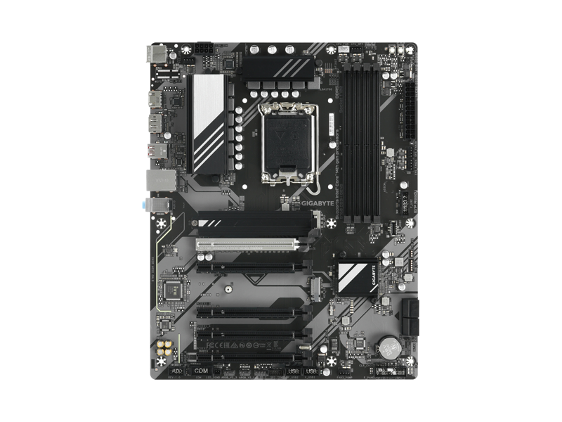 B760 DS3H GEN5  Материнская плата GIGABYTE B760 DS3H GEN5/ ATX/ Intel Celeron/ Pentium Gold/ COre12/ 13/ 14th Gen/ 4xDIMM DDR5 4800 MHz/ B760 LGA1700/ 4xSATA 6G/ 2xM.2 22110/ 2280/ 4xPCI-E Gen3 x16/ PCI-E Gen5 x16/ 11xUSB/ 2xUSB-C/ HDMI/ DP/ RJ45