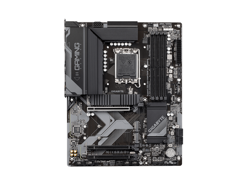 B760 GAMING X  Материнская плата GIGABYTE B760 GAMING X/ ATX/ Intel Celeron/ Pentium Gold 12/ 13/ 14th Gen/ B760 LGA1700/ 4xDIMM DDR5 4800 MHz/ 4xSATA 6G/ 2xM.2/ 2xPCI-E Gen3 x16/ PCI-E Gen4 x16/ 15xUSB/ HDMI/ DP/ RJ45