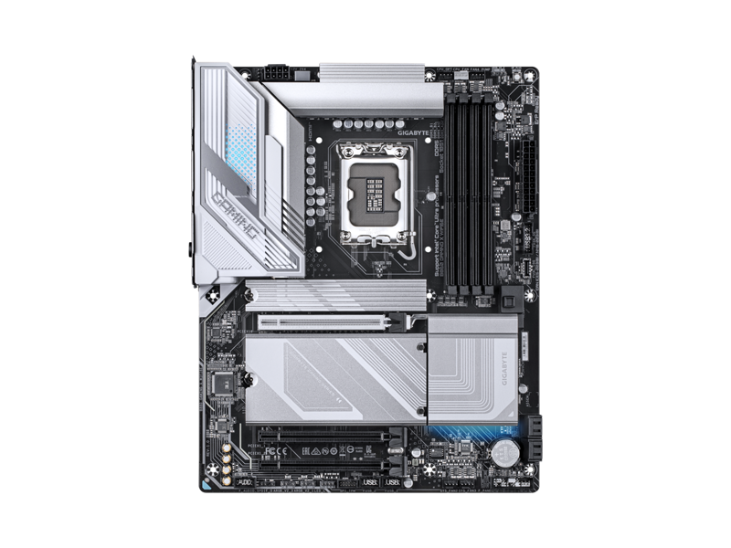 B860 GAMING X WIFI6E  Материнская плата Gigabyte B860 GAMING X WIFI6E/ ATX/ Intel Core Ultra/ B860 LGA1851/ 4xDIMM DDR5/ 4xSATA/ 3xM.2/ 3xPCI-E x16/ 16xUSB/ Wi-Fi/ HDMI/ RJ45