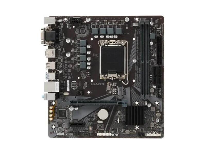 H610M S2H V2  Материнская плата Gigabyte H610M S2H V2/ microATX/ Intel Celeron/ Pentium Gold 12/ 13/ 14th Gen/ H610 LGA1700/ 2xDIMM DDR5 4800 MHz/ 4xSATA 6G/ M.2/ PCI-E Gen3/ PCI-E Gen4 x16/ 12xUSB/ HDMI/ RJ45
