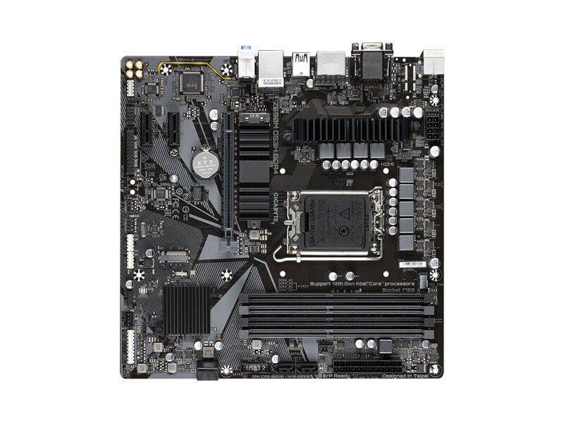 Z690M DS3H DDR4  Материнская плата Gigabyte Z690M DS3H DDR4/ microATX/ Intel Celeron/ Pentium Gold/ Core 12/ 13/ 14th Gen/ 4xDIMM DDR4 3200 MHz/ Z690 LGA1700/ 4xSATA 6G/ 2xM.2 2260/ 2280/ 2xPCI-E Gen3/ PCI-E Gen4 x16/ 11xUSB/ USB-C/ HDMI/ DP/ VGA Port/ RJ45