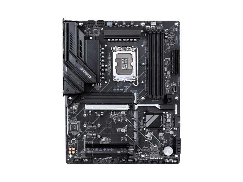 Z890 D PLUS  Материнская плата Gigabyte Z890 D PLUS/ ATX/ Intel Ultra/ 4xDIMM DDR5 9466 MHz max/ Z890 LGA1851/ 4xSATA 6G/ 4xM.2 25110/ 22110/ 2580/ 2280/ 2xPCI-E Gen4 x4/ x16/ PCI-E Gen5 x16/ 15xUSB/ 2xUSB-C/ HDMI/ DP/ RJ45
