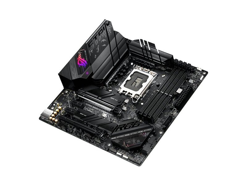 90MB18Y0-M1EAY0  Asus ROG STRIX B660-G GAMING Wi-Fi DDR5 mATX Motherboard, LGA 1700 Socket, AI Cooling, WiFi 6 (802.11ax), 2.5 Gb Ethernet, 12+1 Power Stages, USB 3.2, SATA, 2 PCIe 4.0 M.2 Slots