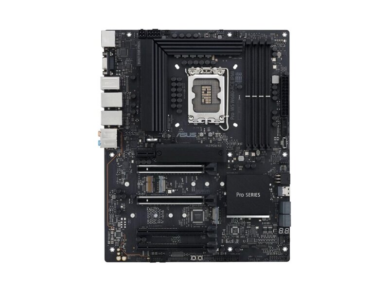 90MB1DN0-M0EAY0  Asus PRO WS W680-ACE IPMI Intel W680 (LGA 1700) ATX motherboard, PCIe® 5.0, DDR5, IPMI expansion card, dual Intel® 2.5 Gb Ethernet, PCIe 4.0 M.2, USB 3.2 Gen 2x2 front panel connector, SlimSAS, SATA 6 Gbps, HDMI®, DisplayPort and VGA