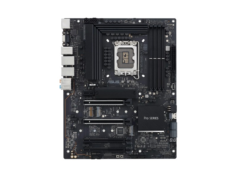 90MB1DN0-M0EAY1  Материнская плата ASUS PRO WS W680-ACE IPMI/ ATX/ Intel Core 12/ 13th Gen/ 4xDIMM DDR5/ W680 LGA1700/ 8xSATA 6G/ 3xM.2 2242/ 2260/ 2280/ 22110/ PCI-E Gen3/ 2xPCI-E Gen3 x4/ x16/ 2xPCI-E Gen5 x8/ x16/ 11xUSB/ USB-C/ HDMI/ DP/ RJ45