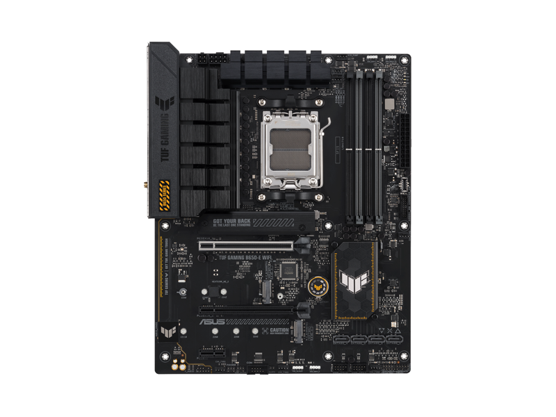 90MB1GT0-M0EAY0  Motherboard ASUS TUF GAMING B650-E WIFI, Socket AM5, AMD B650, 4*DDR5, DP+HDMI, 4xSATA3, M.2, Audio, Gb LAN, USB 2.0, ATX