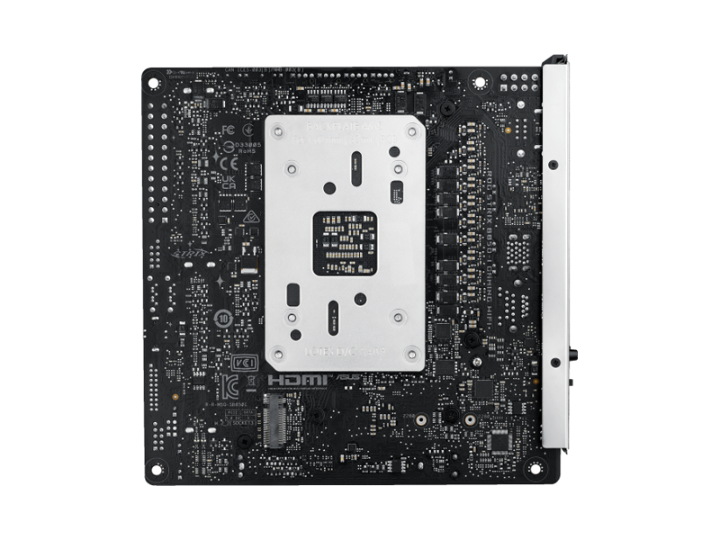 90MB1K30-M0EAY0  Материнская плата ROG STRIX B850-I GAMING WIFI/ miniITX/ AMD Ryzen 7000/ 8000/ 9000/ B850 AM5/ 2xDIMM DDR5/ 2xSATA 6G/ 2xM.2 2242/ 2260/ 2280/ PCI-E Gen4 x16/ PCI-E Gen5 x16/ Wi-Fi/ BT/ 11xUSB/ HDMI/ RJ45 2