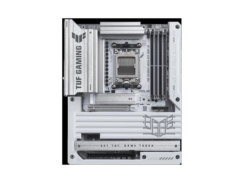 90MB1KW0-M0EAY0  Материнская плата ASUS TUF GAMING B850-BTF WIFI W/ ATX/ AMD Ryzen 7000/ 8000/ 9000/ 4xDIMM DDR5 5200 MHz/ B850 AM5/ 4xSATA 6G/ 3xM.2 2242/ 2260/ 2280/ 22110/ PCI-E Gen4 x4/ PCI-E Gen4 x4/ x16/ PCI-E Gen4 x4/ x8/ x16/ PCI-E Gen5 x16/ Wi-Fi/ BT/ 12xUSB/ 2xU