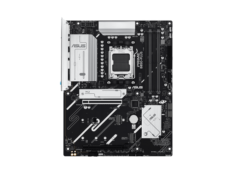 90MB1LC0-M0EAYC  Материнская плата ASUS PRIME B850-PLUS-CSM/ ATX/ AMD Ryzen 7000/ 8000/ 9000/ B850 AM5/ 4xDIMM DDR5/ 4xSATA 6G/ 3xM.2 2242/ 2260/ 2280/ 22110/ PCI-E Gen4 x16/ PCI-E Gen4 x16/ PCI-E Gen5 x16/ 10xUSB/ USB-C/ HDMI/ DP/ RJ45