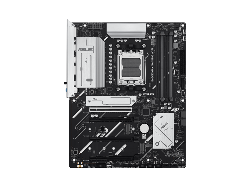 90MB1LD0-M0EAY0  Материнская плата ASUS B650E MAX GAMING WIFI/ ATX/ AM Ryzen 7000/ 8000/ 9000/ B650 AM5/ 4xDIMM DDR5 4000 MHz/ 4xSATA 6G/ 3xM.2 2242/ 2260/ 2280/ 22110/ PCI-E Gen4 x4/ x8/ x16/ PCI-E Gen5 x16/ Wi-Fi/ BT/ 11xUSB/ HDMI/ RJ45