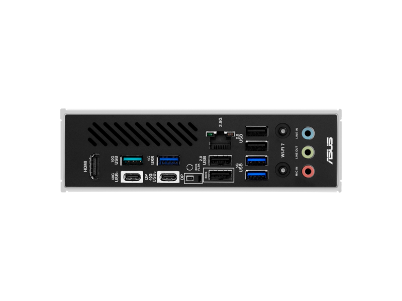 90MB1LY0-M0EAY0  Материнская плата X870 MAX GAMING WIFI7/ ATX/ AMD Ryzen 7000/ 8000/ 9000/ X870 AM5/ 4xDIMM DDR5 / 4xSATA 6G/ 3xM.2 2242/ 2260/ 2280/ 22110/ PIC-E Gen3 x16/ 2xPCI-E Gen4 x16/ PCI-E Gen4 x4/ x8/ x16/ PCI-E Gen5 x16/ Wi-Fi/ BT/ 14xUSB/ HDMI/ RJ45 1