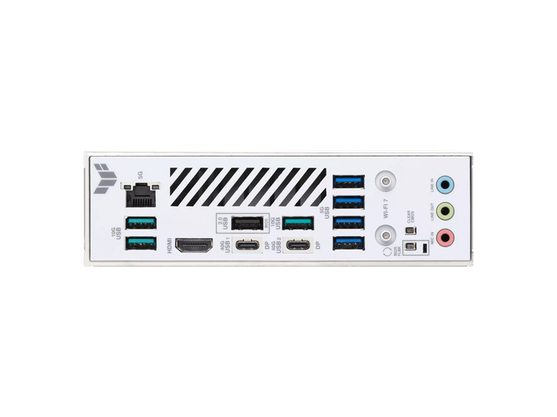 90MB1NY0-M0EAY0  Материнская плата ASUS TUF GAMING X870-PRO WIFI7 W NEO/ ATX/ AMD Ryzen 7000/ 8000/ 9000/ 4xDIMM DDR5/ X870 AM5/ 2xSATA 6G/ 4xM.2 2242/ 2260/ 2280/ 22110/ PCI-E Gen4 x4/ x16/ PCI-E Gen4 x4/ x8/ x16/ PCI-E Gen5 x16/ Wi-Fi/ BT/ 13xUSB/ 2xUSB-C/ HDMI/ DP/ RJ4 1