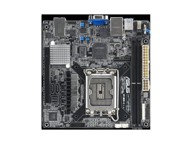 90SB0CR0-M0UAY1  Материнская плата ASUS P13R-I/ miniITX/ Intel Celeron/ Pentium/ Xeon 6300/ C262 LGA1700/ 2xDIMM DDR5 4800 MHz/ 6xSATA 6G/ M.2 2280/ 8xUSB/ VGA Port/ COM/ 2xRJ45