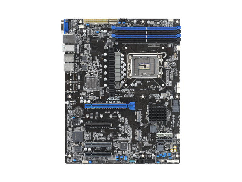 90SB0CS0-M0UAY1  Материнская плата ASUS P13R-E/ ATX/ Intel Pentium/ Xeon/ 2xDIMM DDR5 4800 MHz/ LGA 1700/ 8xSATA 6G 4 mini SAS/ HD/ 2xM.2 22110/ 2xPCI-E Gen4 x4/ x8/ PCI-E Gen5 x8/ PCI-E Gen5 x16/ 4xUSB/ 6xUSB/ VGA Port/ RJ45
