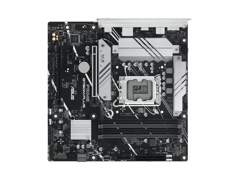 PRIME B760M-PLUS  ASUS PRIME B760M-PLUS Intel Core14th/ 13th/ 12th Pentium/ Gold/ Celeron 4xDDR5 4xSATA6G 2xM.2 RAID 2xPCI-E2242/ 2260/ 2280 HDMI DP mATX