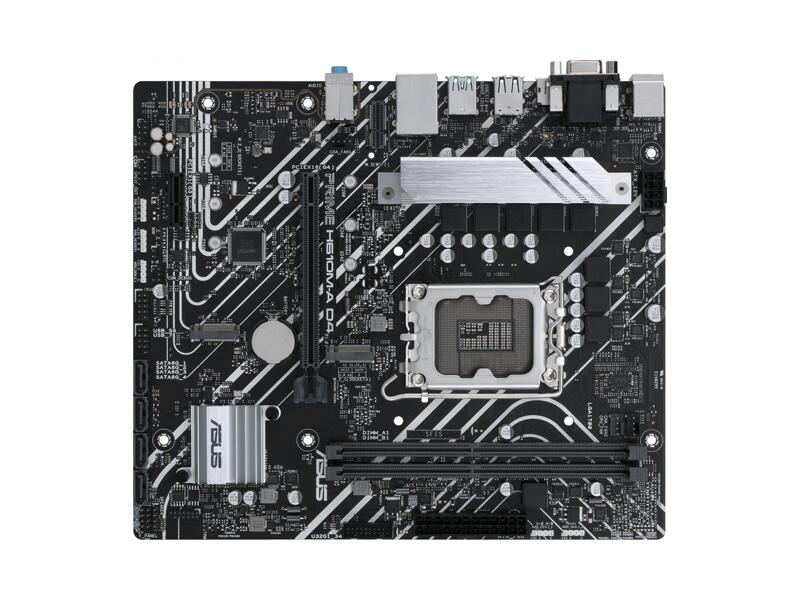 PRIME H610M-A D4-CSM  Motherboard Asus PRIME H610M-A D4-CSM Soc-1700 Intel H610 2xDDR4 mATX AC`97 8ch(7.1) GbLAN RAID+VGA+HDMI+DP