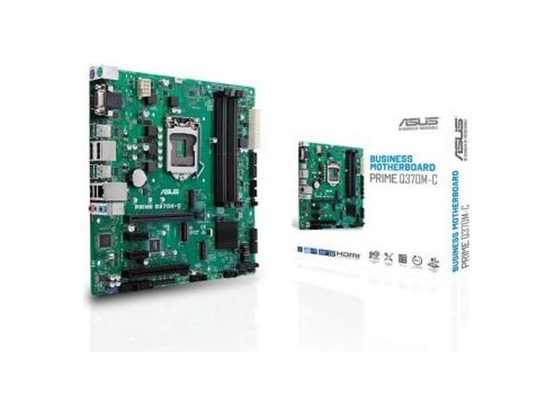 90MB0W70-M0EAYM  ASUS PRIME Q370M-C Soc-1151v2 Intel Q370 4xDDR4 mATX AC`97 8ch(7.1) GbLAN RAID+VGA+HDMI+DP 0