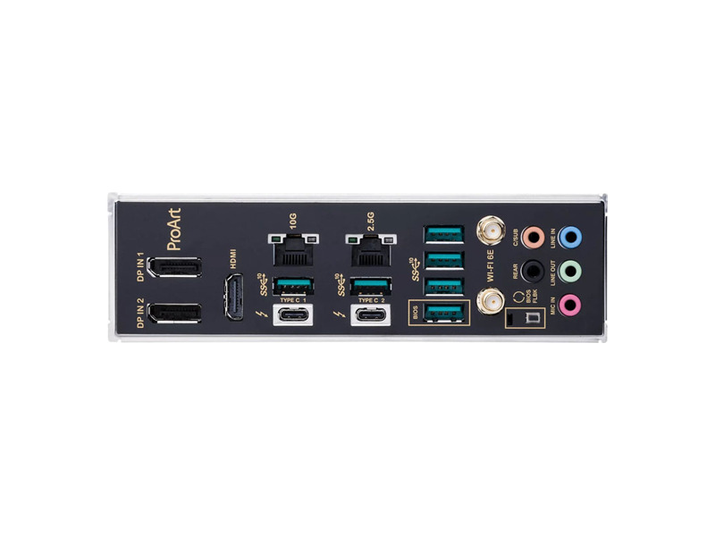 90MB19H0-M0EAY0  ASUS PROART Z690-CREATOR WIFI, LGA1700, Z690, 4*DDR5, HDMI+DP, CrossFireX, SATA3 + RAID, Audio, Gb LAN, USB 3.2*8, USB 2.0*6, COM*1 header, ATX ; 1