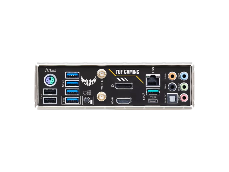 90MB19Y0-M0EAY0  ASUS TUF GAMING B550M-PLUS WIFI II, Socket AM4, B550, 4*DDR4, HDMI+DP, CrossFireX, SATA3 + RAID, Audio, 2, 5Gb LAN, USB 3.2*8, USB 2.0*6, COM*1 header (w/ o cable) mATX ;