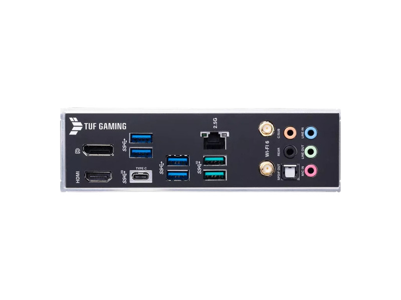 90MB1900-M0EAY0  ASUS TUF GAMING H670-PRO WIFI D4, LGA1700, H670, 4*DDR4, HDMI+DP, CrossFireX, SATA3 + RAID, Audio, Gb LAN, USB 3.2*6, USB 2.0*4, COM*1 header (w/ o cable), ATX ; 1