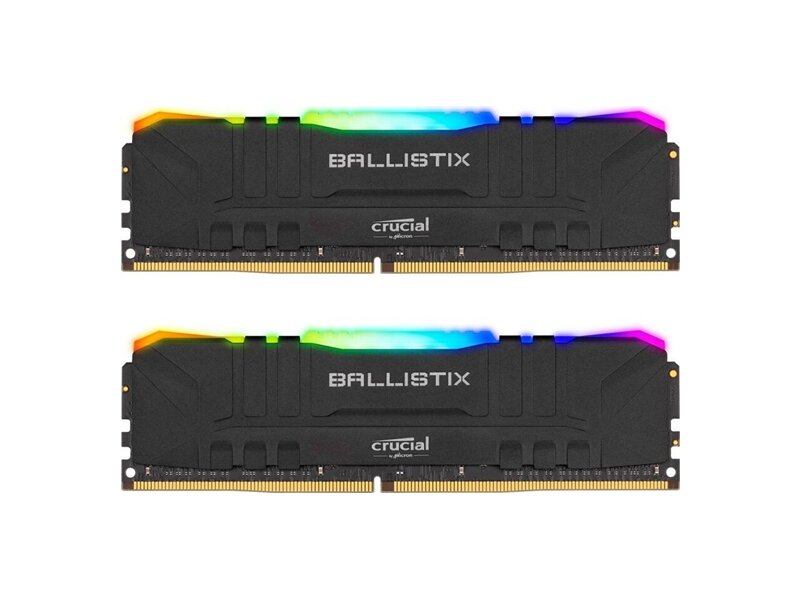 BL2K32G36C16U4BL  Crucial DDR4 Ballistix 2x32GB (64GB Kit) 3600MT/ s CL16 Unbuffered DIMM 288pin Black RGB, EAN: 649528824387