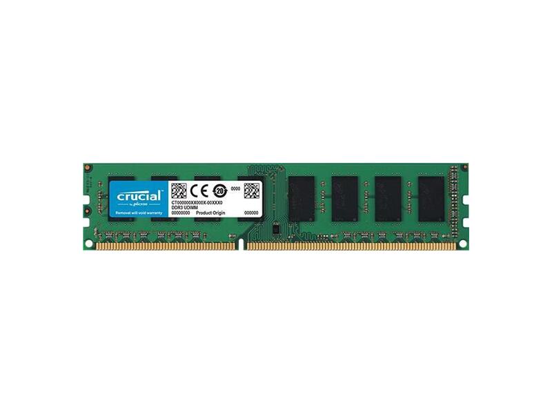 CT204864BD160B  Crucial DDR3 16GB 1600MHz (PC3-12800) CL11 Unbuffered NON-ECC