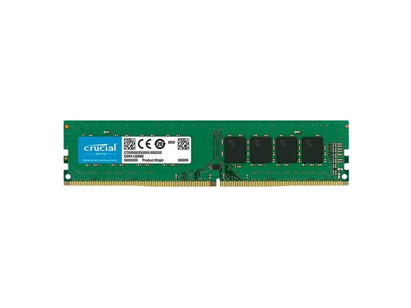 CT4G4DFS632A  Crucial DDR4 4GB 3200MHz (PC4-25600) CL22 SR x16 Unbuffered DIMM 288pin
