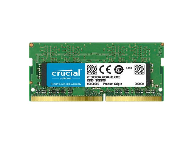 CT8G4SFD824A  Crucial DDR4 8GB 2400MHz (PC4-19200) CL17 SODIMM DR x8 Unbuffered 260pin