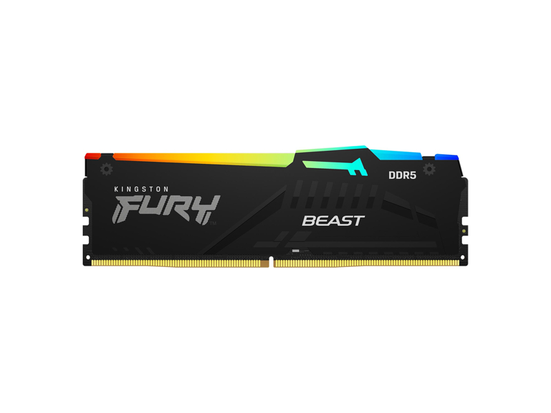KF560C30BBA-16  Kingston DIMM DDR5 16GB 6000 MHz (PC5-48000) FURY Beast Black RGB XMP 1.4V