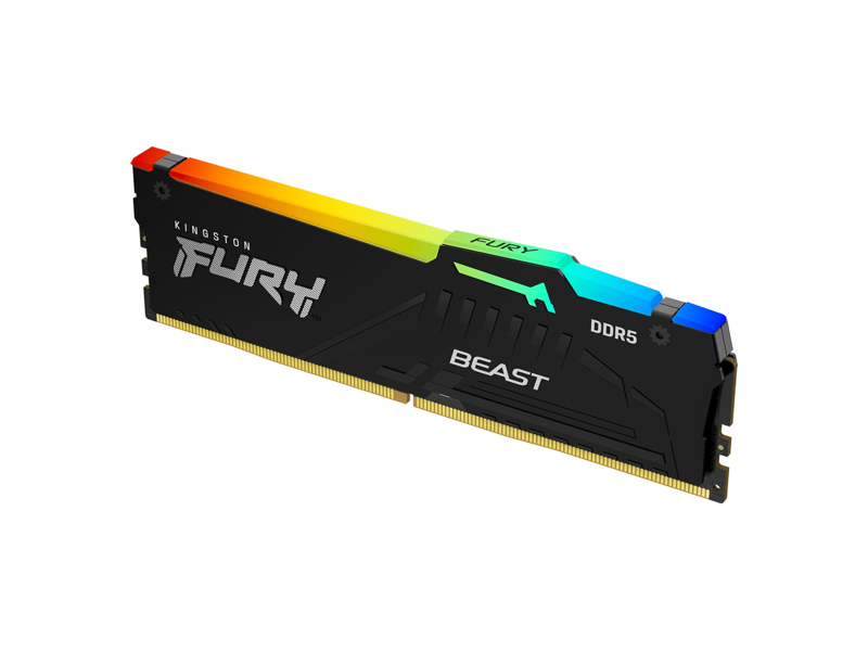 KF564C32BBA-16  Kingston DIMM DDR5 16GB 6400 MHz (PC5-51200) FURY Beast RGB XMP 1.4V