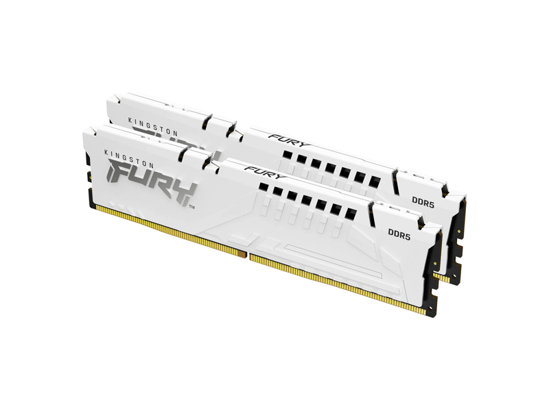 KF564C32BWEK2-64  Kingston DIMM DDR5 64GB Kit 2x32GB 6400 MHz (PC5-51200) FURY Beast White EXPO