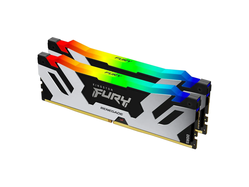 KF564C32RSAK2-96  Kingston DIMM DDR5 96GB Kit(2x48GB) 6400MHz (PC5-51200) Fury Renegade XMP RGB RTL Gaming с радиатором Ret 1.4V