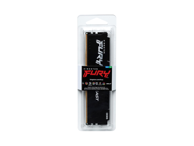 KF568C34BB-16  Kingston DIMM DDR5 16GB 6800 MHz (PC5-54400) Fury Beast RTL Gaming 1.4V