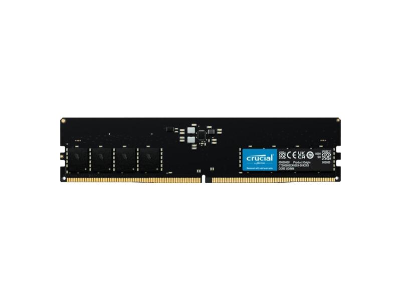 CT32G48C40U5  Crucial DDR5 32Gb 4800MHz CT32G48C40U5 RTL PC5-38400 CL40 DIMM 288-pin 1.1В dual rank