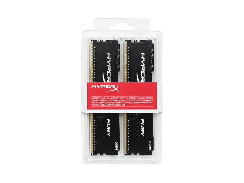 HX424C15FB4K2/32  Kingston DDR4 32GB 2400MHz CL15 DIMM (Kit of 2) HyperX FURY Black 2