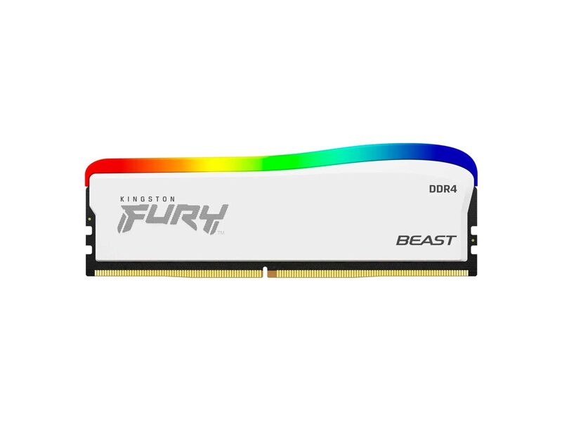 KF432C16BWAK2/16  Kingston DIMM DDR4 16GB Kit(2x8GB) 3200MHz(PC4-25600) FURY Beast White RGB SE