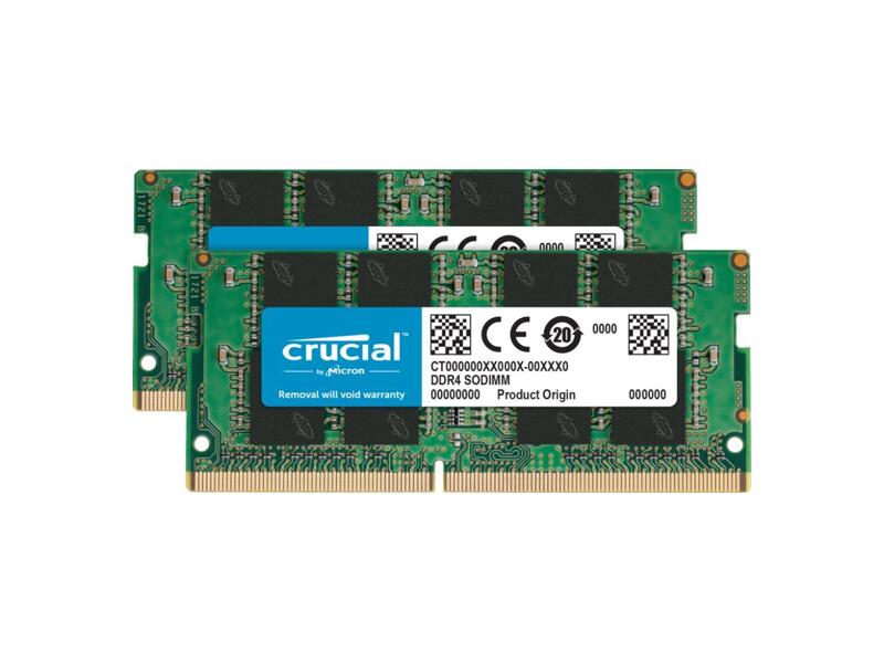 CT2K4G4SFS632A  Crucial SODIMM DDR4 8GB Kit (2x4GB) 3200MHz CL22 SRx16 Unbuffered NON-ECC