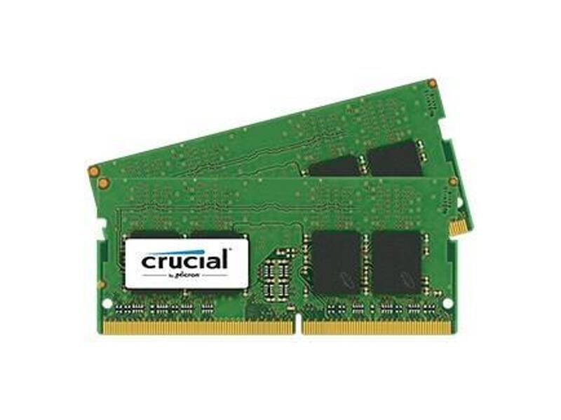 CT2K8G4SFS824A  Crucial SODIMM DDR4 16GB 2400MHz (PC4-19200) CL17 SRx8 Unbuffered NON-ECC