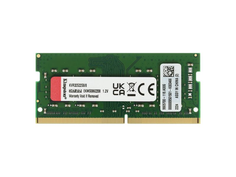 KVR32S22S8/8WP  Kingston SODIMM DDR4 8GB 3200MHz(PC4-25600)